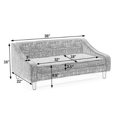 Durable Elevated Dog Sofa Bed