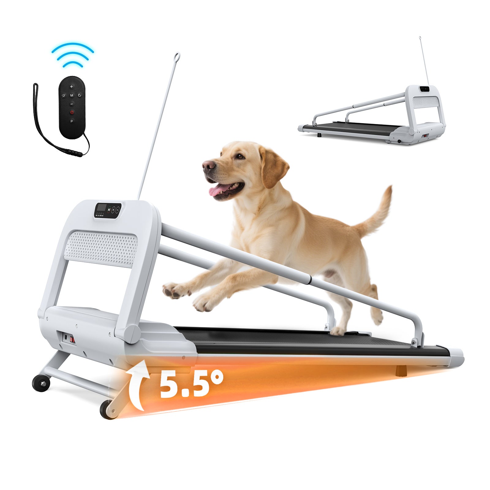 New Quiet Smart Pet Treadmill, Adjustable Speed, Perfect For Small Medium Dogs