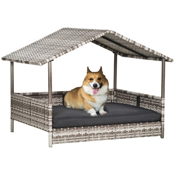 Dog Bed, Rattan Pet Sofa